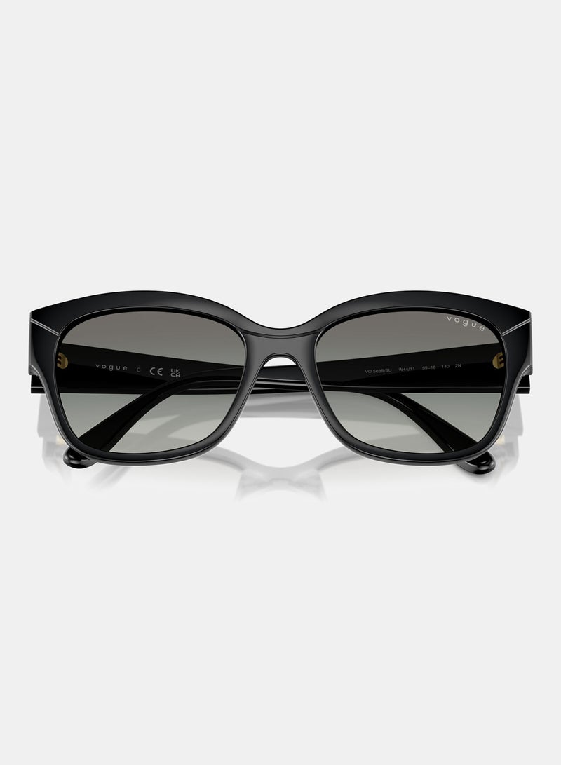 Vogue Full Rim Cat Eye Sunglasses 5638SU, 55, W44, 11 - Image 5